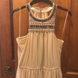 Tan maxi dress